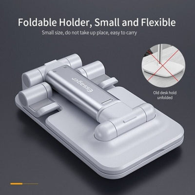 Metal Desktop Tablet Holder Table Cell Foldable Extend Support Desk Mobile Phone Holder Stand For iPhone iPad Adjustable - 5 - cjdropshipping