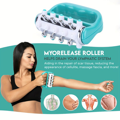 Cellulite Massager Fascia Release And Muscle Massage Roller Mini Trigger Point Deep Tissue Myofascial Release Tool Body Massager For Men And Women - 5 - CJ