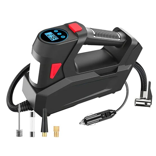 Portable Tire Inflator 120 PSI Maximum 90W Powered Tire With Digital Display LED Light - 5 - CJ