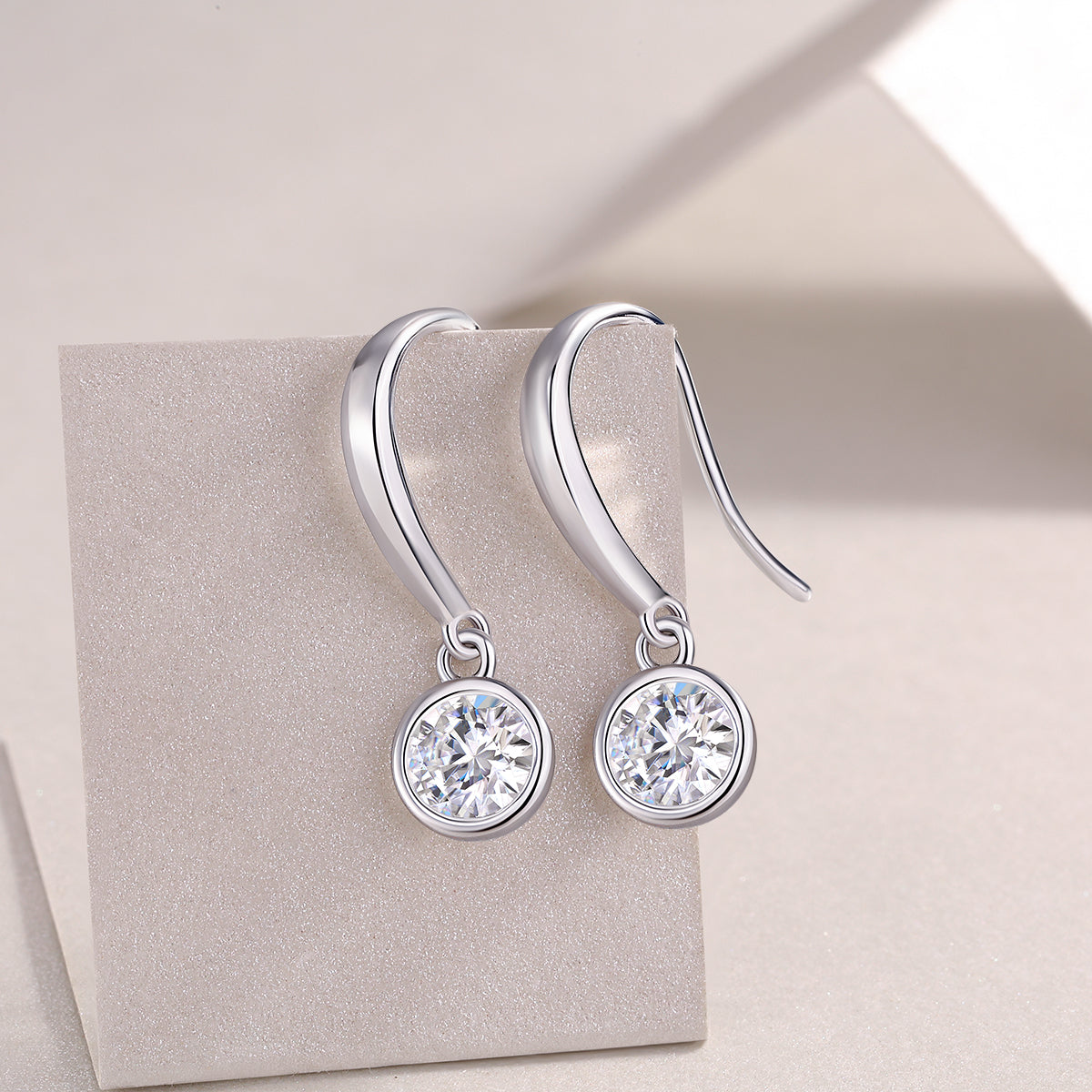 1Soft Light And Sweet Whispers - Fashionable Earrings And Stud Jewelry Set With Moissanite S925 Sterling Silver And Platinum - plated Diamonds Prohibit TikTok sales - 5 - cjdropshipping