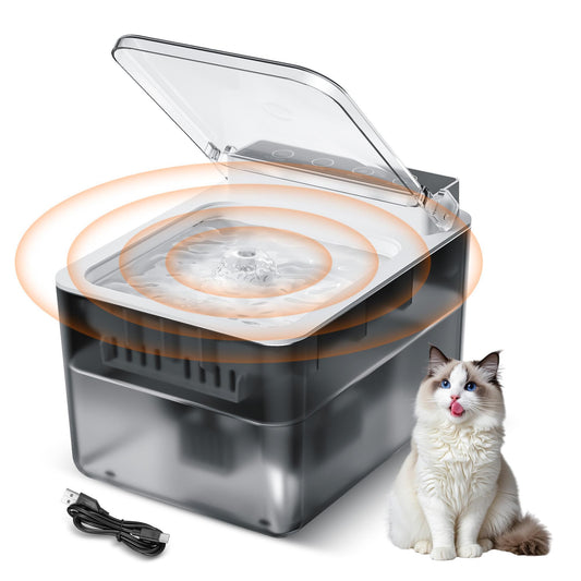 Wired Automatic Pet Fountain Dog Water Dispenser Automatic Sensing Function - 5 - CJ