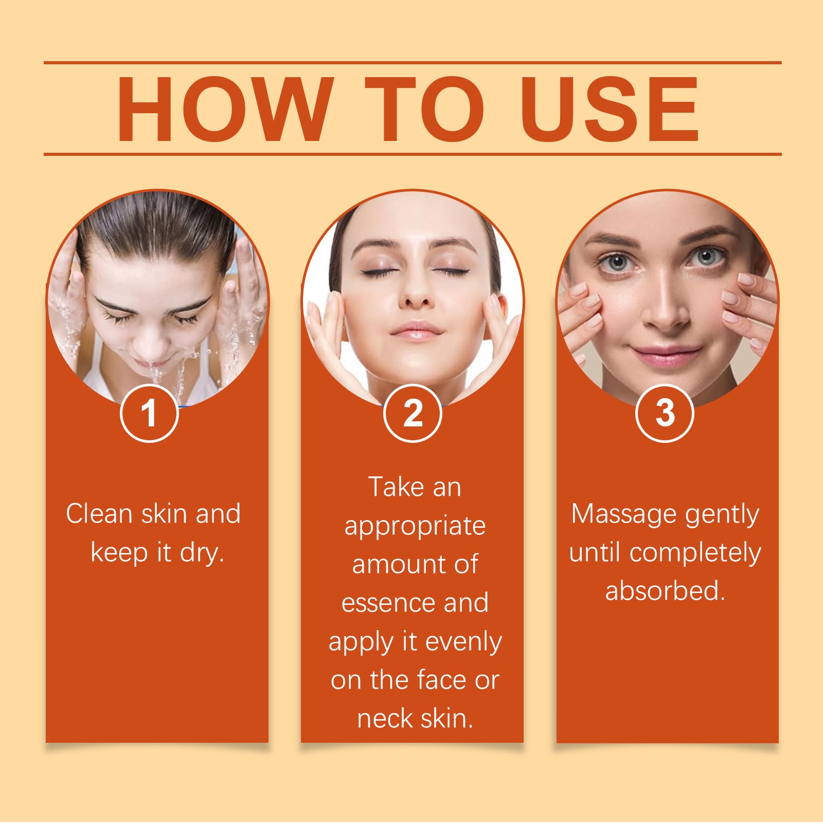 OUHOE Essence Series, Moisturizing And Brightening Care Facial Skin Hydrating And Moisturizing Skin Firming Care Essence - 5 - CJ