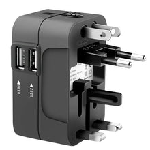 Travel Adapter, Worldwide All In One Universal Travel Adapter Wall Charger AC Power Plug Adapter Wi - 5 - CJ