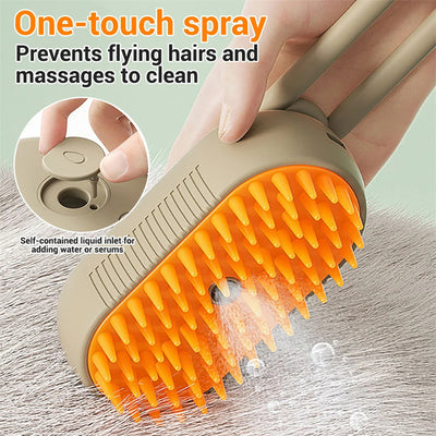 Cat Steam Brush Steamy Dog Brush 3 In 1 Electric Spray Cat Hair Brushes For Massage Pet Grooming Comb Hair Removal Combs Pet Products - 0 - CJ