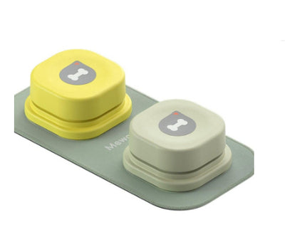 4 Colors Pet Communication Button One - click Prevent Physical Inactivity Recordable Dog Talking Button Toy Cat Toy Pet Products - 0 - CJ - Two piece button set - CJGY156358018RI