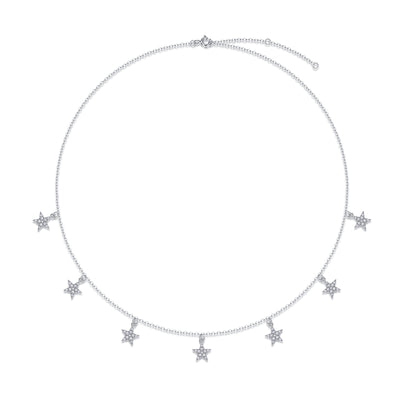 1Star Love - A Fashionable And Luxurious Diamond Jewelry Pendant Set With Moissanite S925 Sterling Silver And Platinum Plating Prohibit TikTok sales - 5 - CJ