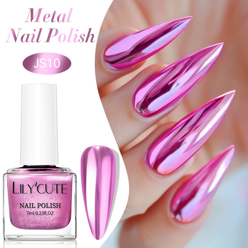 Quick - dry Metallic Mirror Nail Polish, No Baking Required - 0 - CJ
