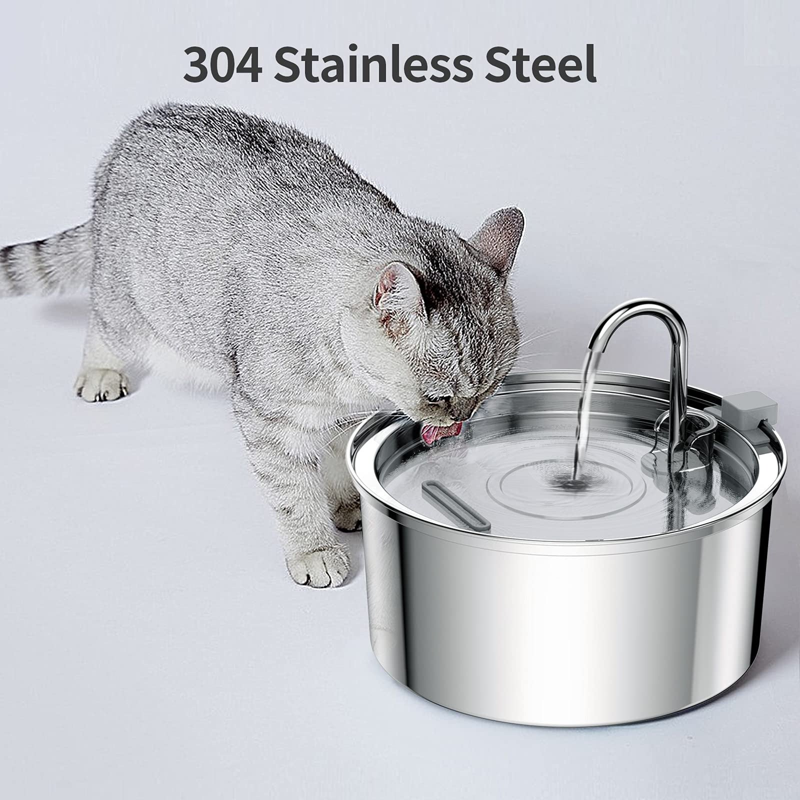 Stainless Steel Water Dispenser Automatic Fountain - 0 - CJ