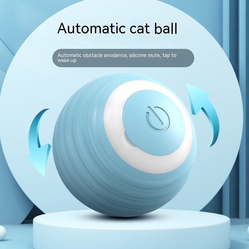 Automatic Moving Bouncing Rolling Ball Smart Cat Toy Ball Self - Moving Kitten Toy For Indoor Cat Kitten - 0 - CJ