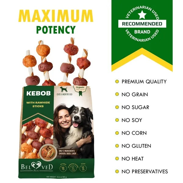 Dog Rawhide Treats With Duck And Chicken Human Grade Meat All Natural Organic Dried Snacks Grain Free Long Lasting Chews For Large And Small Dogs - 5 - CJ