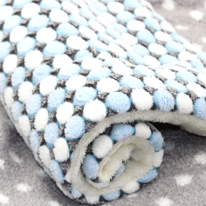 Pets Dog Bed Mat Crate Pad Soft Pet Bed Washable Crate Mat For Large Medium Small Dogs Reversible Fleece Dog Crate Kennel Mat Cat Bed Liner Super Soft Fluffy Premium Fleece Pet Blanket - 5 - CJ