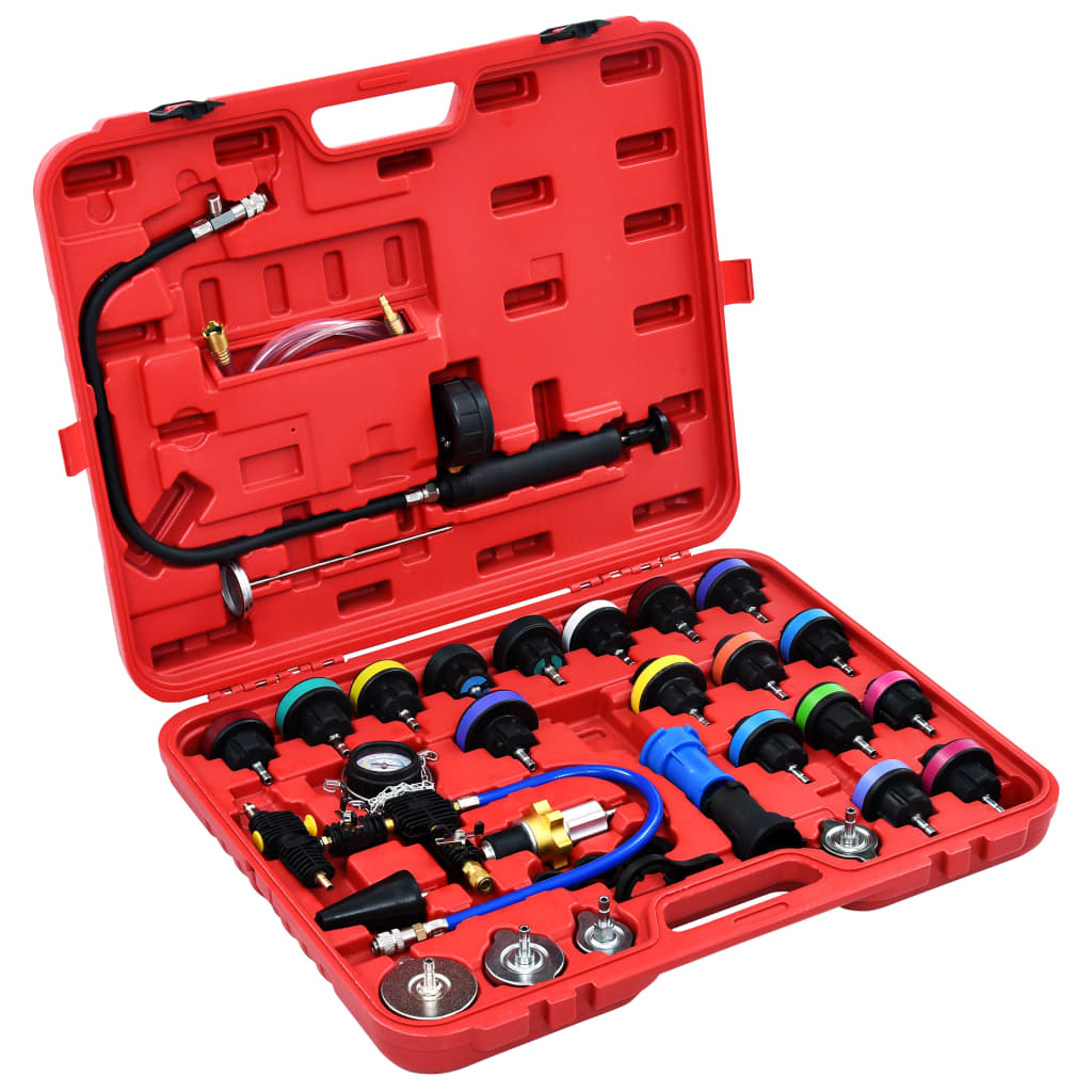 28 - piece pressure tester for cooling system & radiator cap - 5 - CJ