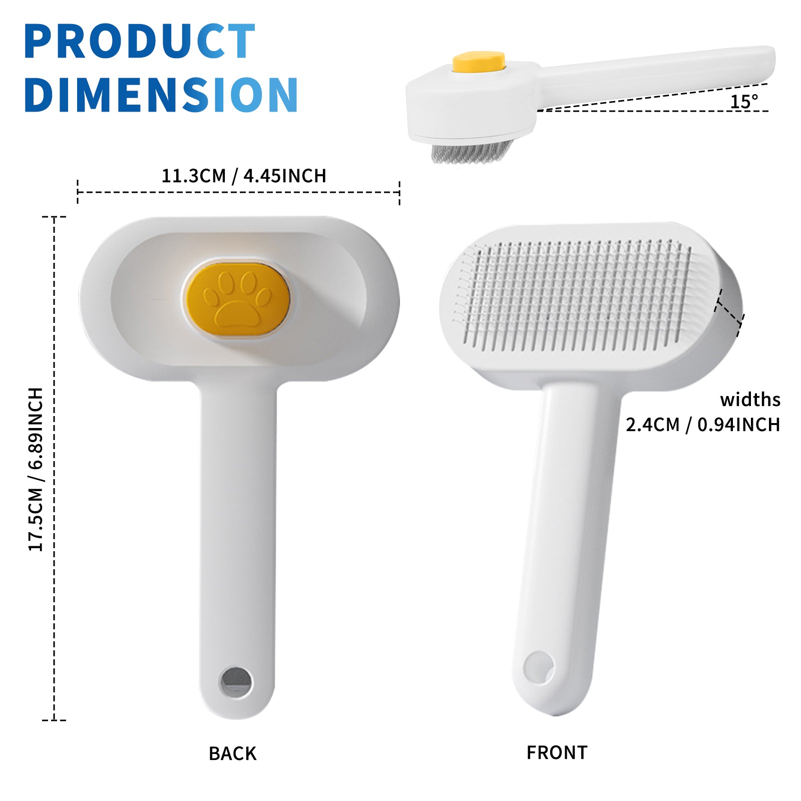 Efficient Universal Pet Hair Removal Comb, Gently Smoothing Out The Tangled Hair Of Your Beloved Pet, Carefully Caring For Every Gentle Touch - 5 - CJ