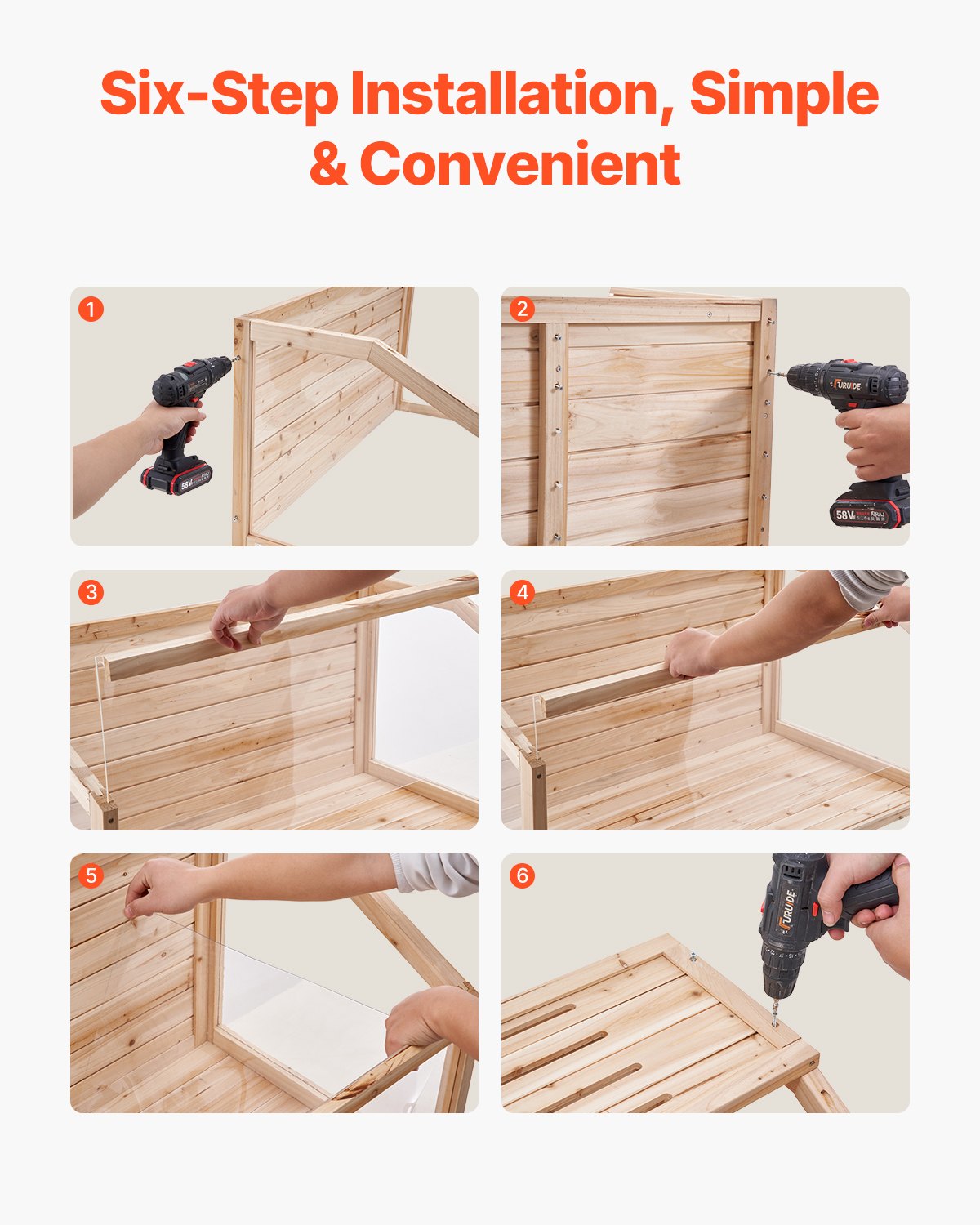 Wooden Hamster Cage Habitat 48 In Clear Mice Rodents Small Animals Cage - 5 - CJ