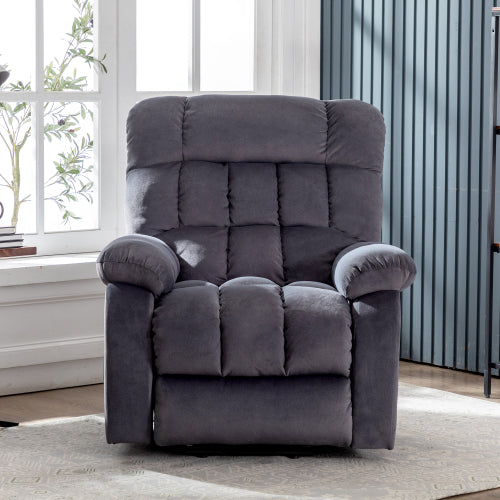Electric Power Lift Recliner Chair Sofa With Massage And Heat For Elderly 2 Side Pockets USB Ports Single Recliner Chairs For Living Room Overstuffed Breathable Fabric Reclining - 5 - CJ