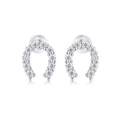 1Keep Happiness Diamond Set Moissanite Silver Earrings Luxury Fashion Diamond Earrings Stud Earrings Prohibit TikTok sales - 5 - CJ