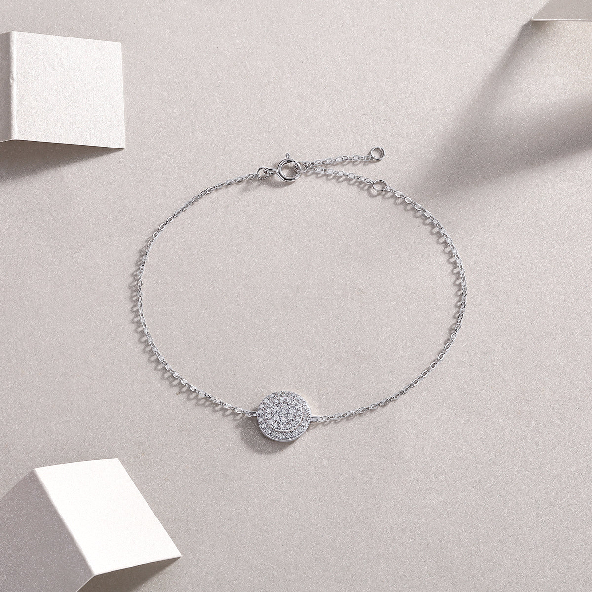 1Luxury Fashion Mossan Diamond S925 Silver Bracelet Prohibit TikTok sales - 5 - CJ