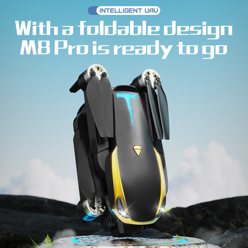 M8 Pro Drone Quadcopter Remote Control Handle Four Axis HD 6K Photography UAV Altitude Fixation Helicopter Toys - 5 - CJ