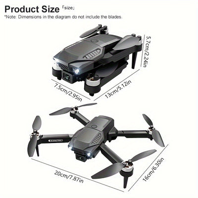 ESULOMP Brushless Drone HD Dual Camera Aerial Drone ,Quadcopter Optical Stream Positioning F196 RC Airplane - 5 - CJ
