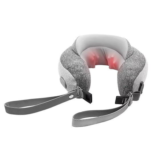 Portable Electric U Shape Neck Massage Pillow Hot Sale Shiatsu Kneading Neck Massager - 5 - CJ