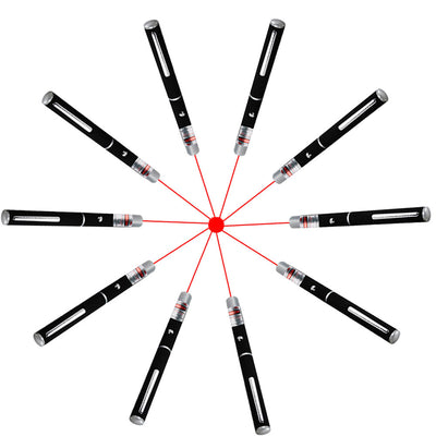 650nm Red Laser Pointer Pen Light Visible Single Beam AAA Lazer Torch 10PCS 9900 Miles Mini Small Teaching Pen Light Pet Toys - 5 - CJ