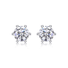 1Quiet Luxury Fashion Diamond Earrings Stud Set With Mosan Diamond Silver Ornaments Prohibit TikTok sales - 5 - CJ