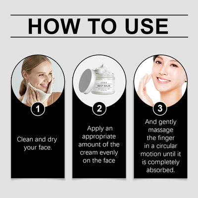 OUHOE Beef Balm, Fade Spots Deep Clean Hydrating Refreshing Skin Gentle Cream - 5 - CJ