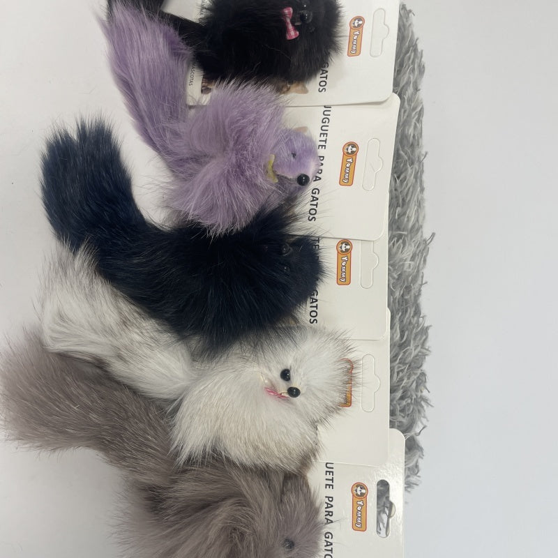 Cat Toy - A Fox With Real Hair