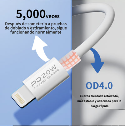 L705 USB - C To Lightning Cable PD 20W 1M White USB 3.0 UWINN - 5 - CJ