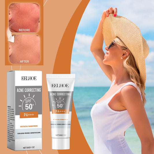 EELHOE Physical Sunscreen, Hydrating Sunblock Facial Skin Care Moisturizing And Nourishing Sunscreen - 5 - CJ