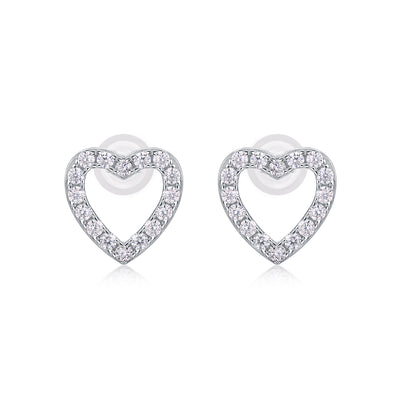 1From The Heart - Fashionable, Trendy And Affordable Jewelry With Moissanite S925 Sterling Silver And Platinum - plated Stud Earrings Prohibit TikTok sales - 5 - CJ
