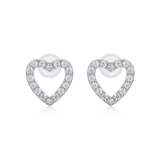 1From The Heart - Fashionable, Trendy And Affordable Jewelry With Moissanite S925 Sterling Silver And Platinum - plated Stud Earrings Prohibit TikTok sales - 5 - CJ