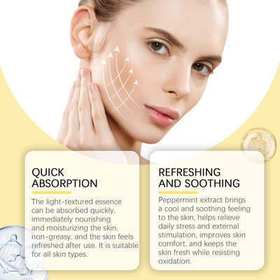OUHOE Vitamin C Moisturizing Essence Gentle Moisturizing Firming Skin Hydrating Skin Care Essence - 5 - CJ