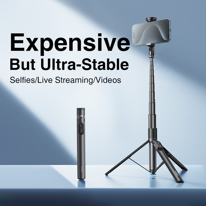 67 Inch Selfie Stick Tripod With Remote, Auto Open Phone Tripod Stand, 360 Rotatable Extendable For All Cell Phones Magnetic Option, For Travel, Live Stream, Video Recording - 5 - CJ