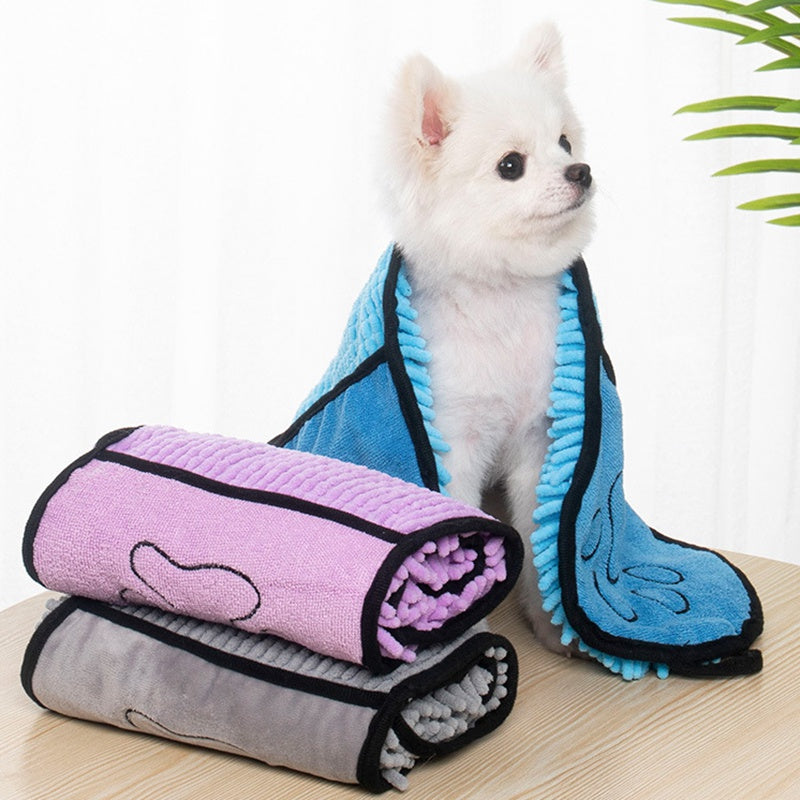Dogs Cats Towels Super Absorbent Dog Bathrobe Microfiber Bath Towels Quick - Drying Cat Bath Towel For Pets Towel Dog Towels Pet Products - 0 - CJ