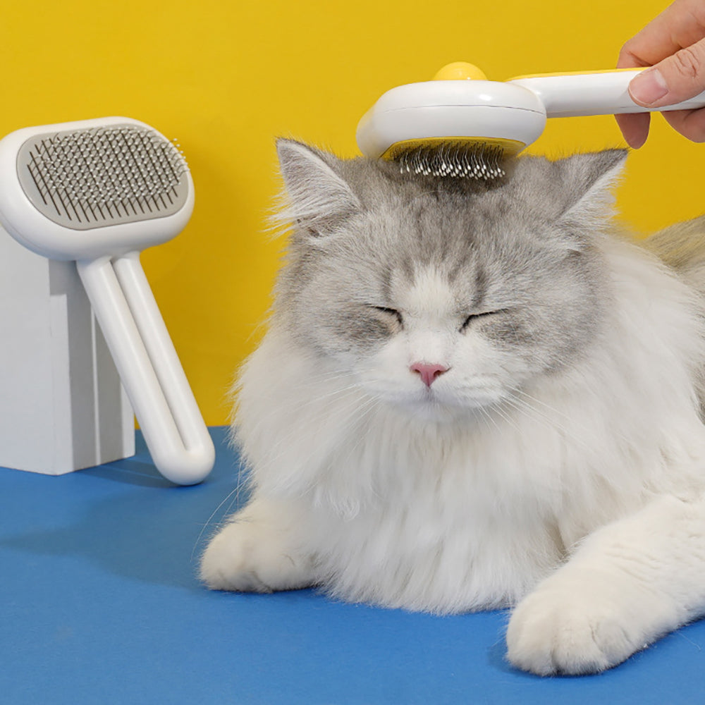 Cat Brush,Dog Brush, Pet Hair Cleaner Brush,Pet Grooming Cat Dog Brush,Pet Comb - Cat Comb For Kitten Massage Removes Loose Fur - Cat Grooming Brush Long Short Hair Cats Dogs Pet Brush - 5 - CJ