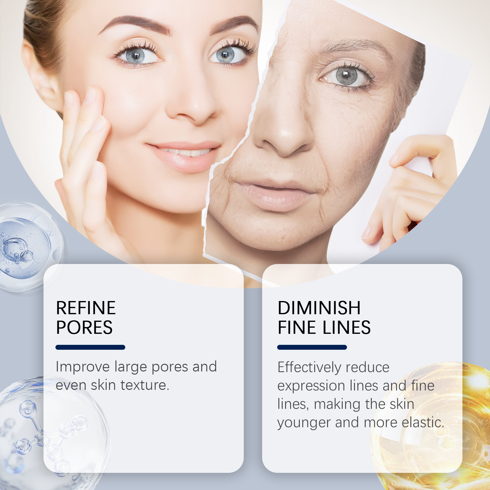 West&Month Firming Face Essence, Delicate Pores Hydrating And Repairing Moisture To Improve Roughness - 5 - CJ