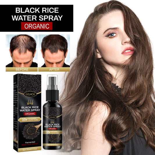 EELHOE Black Rice Hair Spray Strengthening & Dense Hair Moisturizing & Repairing Hair Roots Smoothing Hair Growth Spray - 5 - CJ