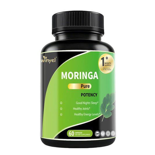Pure Moringa Capsules - High Potency, Health & Fitness With Essential Vitamins & Amino Acids - 60 Capsules - 5 - CJ
