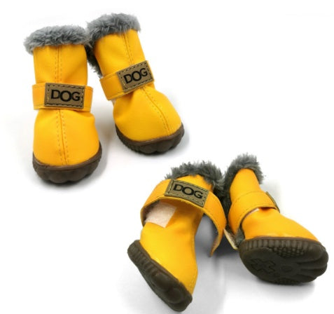 Dog Thick Snow Boots Keep Warm Teddy Autumn And Winter VIP Shoes - 0 - CJ