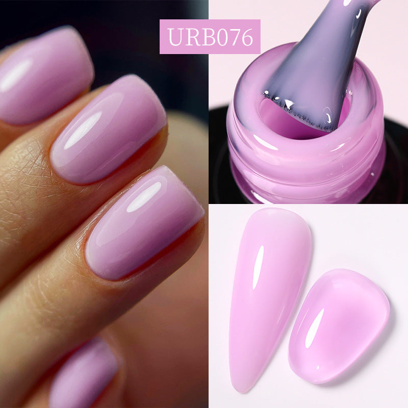 Reinforced Long - lasting No - file Base Coat With Shimmering Glitter Gel Polish - 0 - CJ