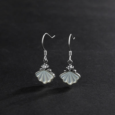 One Shell Sterling Silver 925 Earrings Female Ear Clip Earrings - 4 - CJ