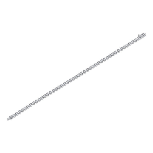 1Starlight Luxury Fashion Mosan Diamond S925 Silver Bracelet Prohibit TikTok sales - 5 - CJ