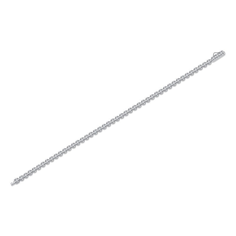 1Starlight Luxury Fashion Mosan Diamond S925 Silver Bracelet Prohibit TikTok sales - 5 - CJ