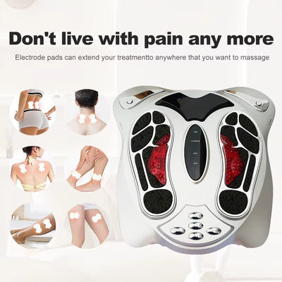 Full Body Soothing Pulse Massager Home Foot Easy Enjoy Meridian Instrument Deep Relaxation Foot Massager - 5 - CJ