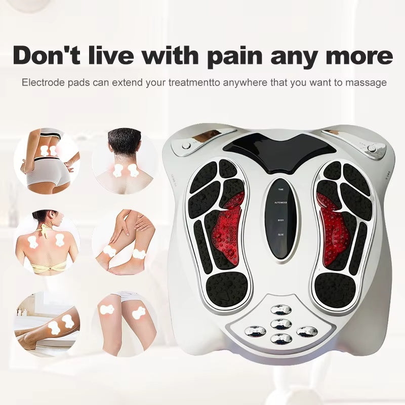 Full Body Soothing Pulse Massager Home Foot Easy Enjoy Meridian Instrument Deep Relaxation Foot Massager - 5 - CJ