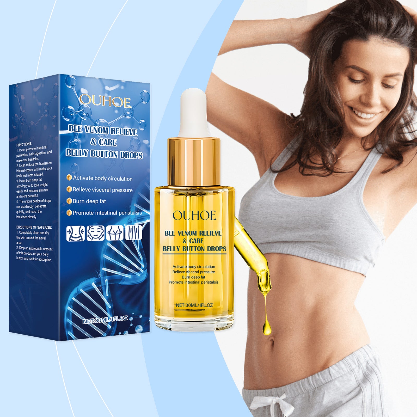 OUHOE Body Care Essence, Everyday Gentle Firming All Over The Body Elegant Light Body Care Essence - 5 - CJ