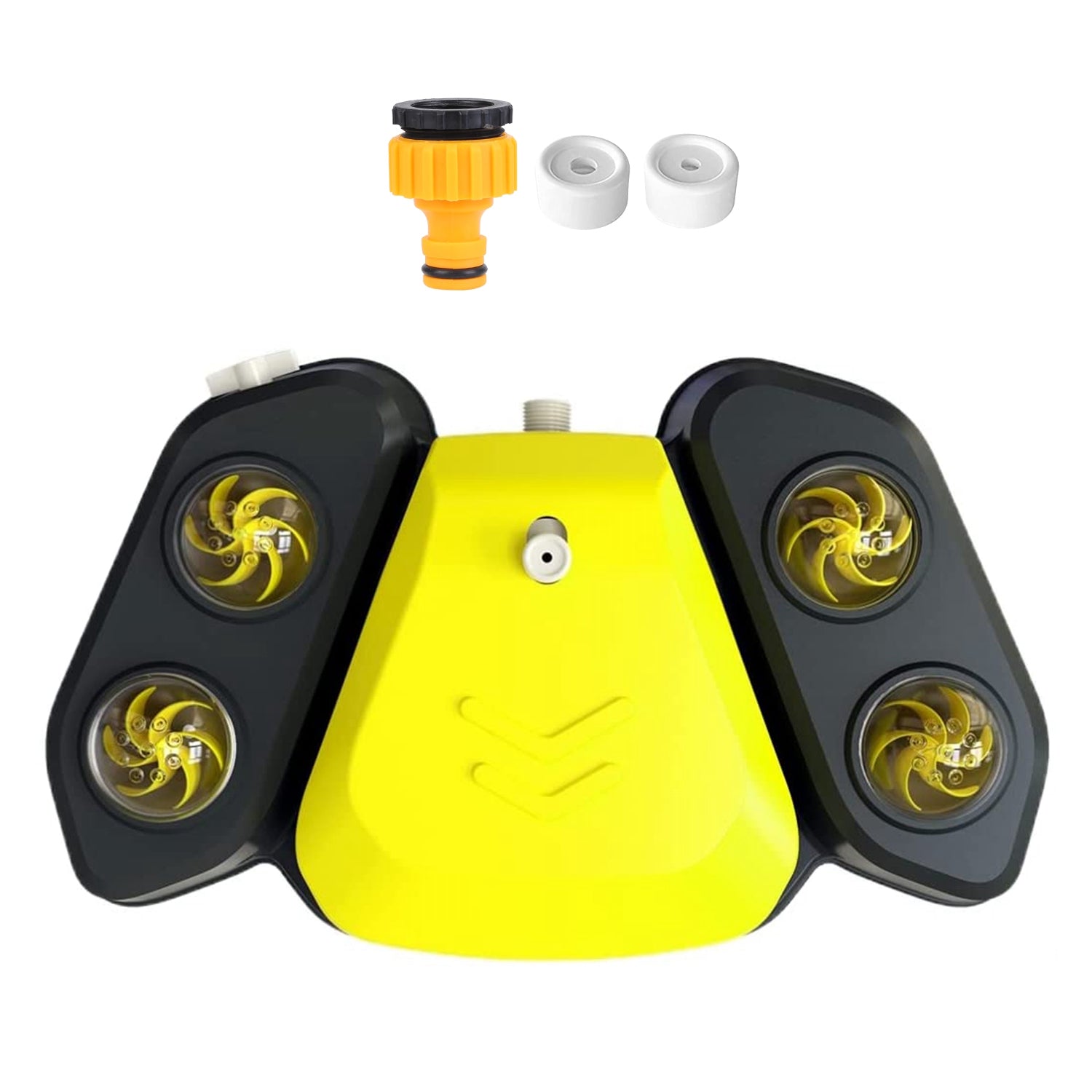 Blue - Yellow Color Options - 1Pc Dog Water Fountain Multifunctional Automatic Pet Water Dispenser Outdoor Step - on Activated Sprinkler For Drinking Shower Fun - 5 - CJ