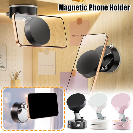 Foldable Magnetic Vacuum Car Phone Holder Foldable Suction Cup With Suction Cup Hands - Free Navigation For Smart Phone - 0 - CJ