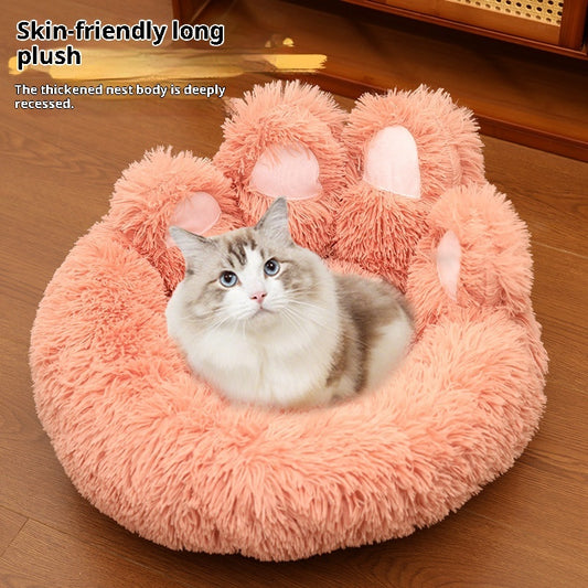 Plush Kennel Thickened Pet Bed Large Pet Mat - 0 - CJ